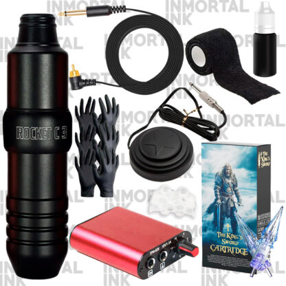 Kit Tatuar Rocket C3 - Máquina Pen y accesorios