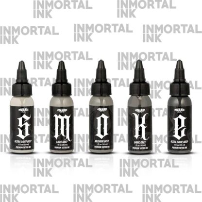 Set Smoke Dynamic - Tinta Gris - 5 tonos de 1oz - Imagen 3