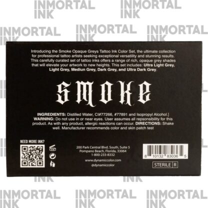 Set Smoke Dynamic - Tinta Gris - 5 tonos de 1oz - Imagen 4