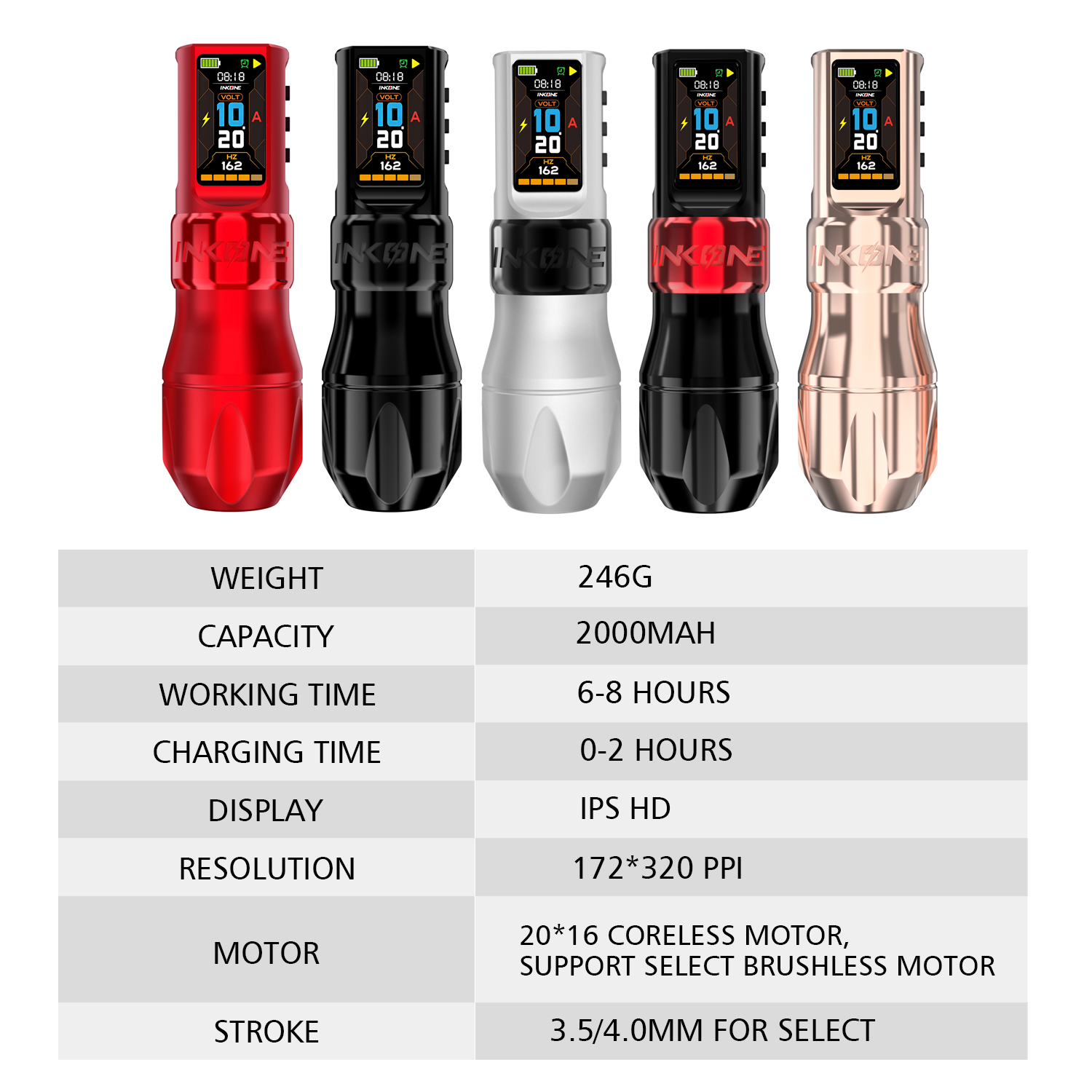 Pen Inalambrica Armor - Stroke 3,5 - By Inkone - Imagen 7
